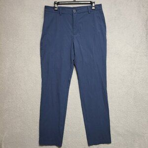 Vineyard Vines Lightweight On The Go Pants Mens 34x32 Navy Blue Stretch Casual